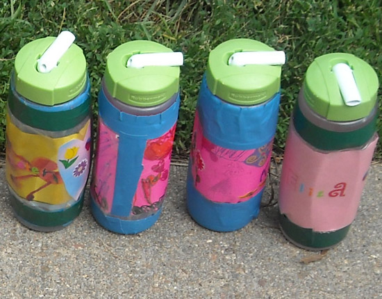 With water bottles of their own design in hand, the Junior week gives them...